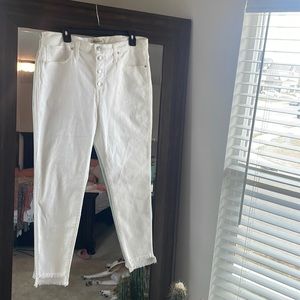 Madewell white denim